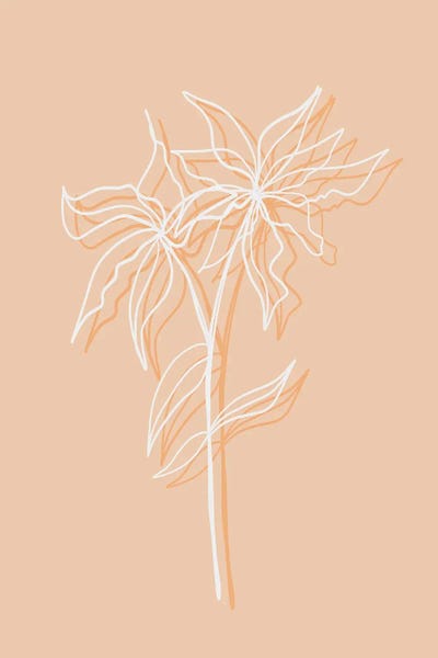 Peach Fuzz Flower Shade