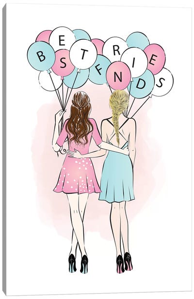 Best Friends I Canvas Art Print - Martina Pavlova Quotes & Sayings