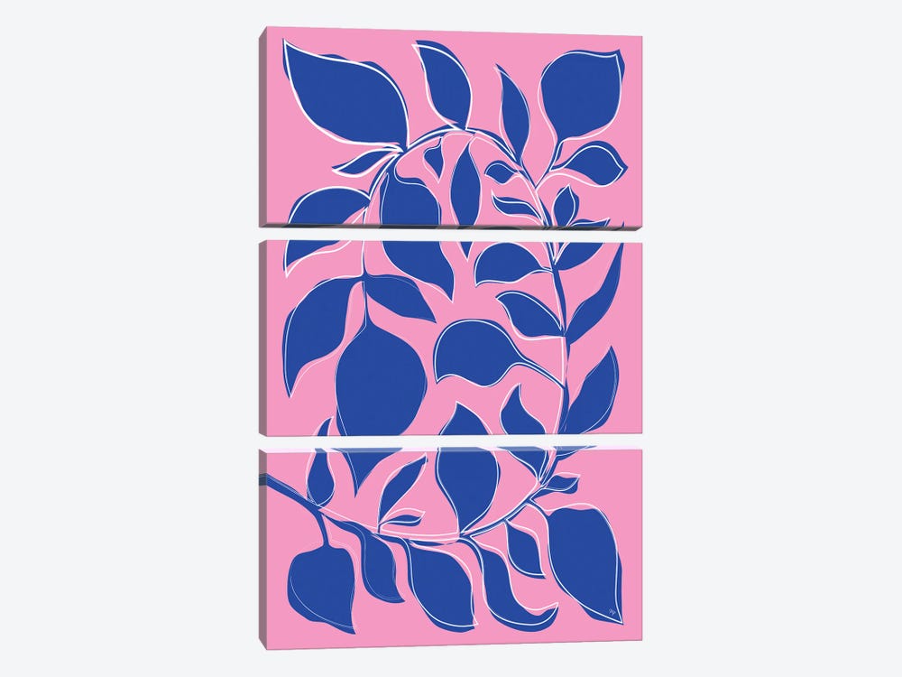 Bold Plant by Martina Pavlova 3-piece Canvas Wall Art