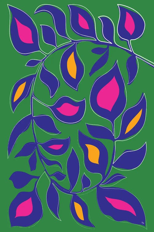 Bold Leaves by Martina Pavlova wall art