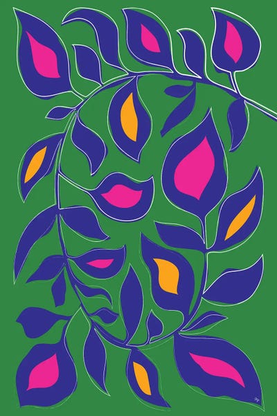 Dopamine Decor: Bold Leaves by Martina Pavlova