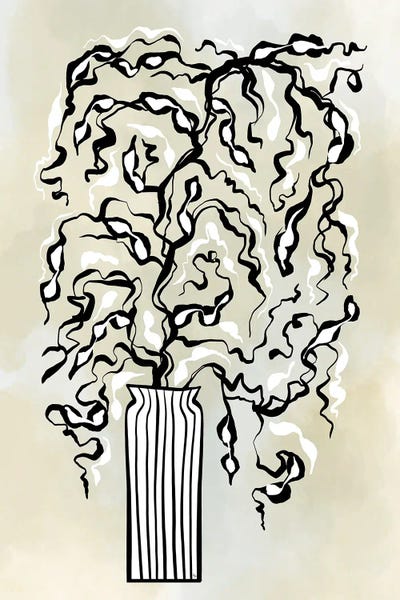 Black & Beige: Black Twigs by Martina Pavlova