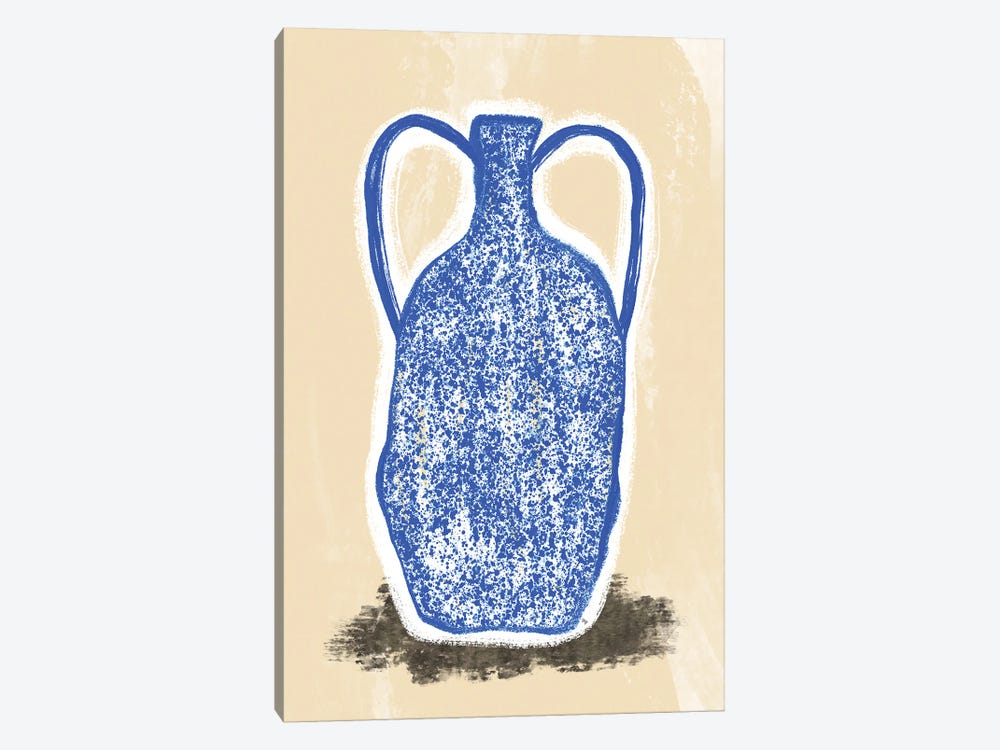 Big Blue Vase by Martina Pavlova 1-piece Canvas Artwork