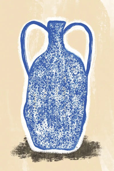 Authentic Eclectic: Big Blue Vase by Martina Pavlova
