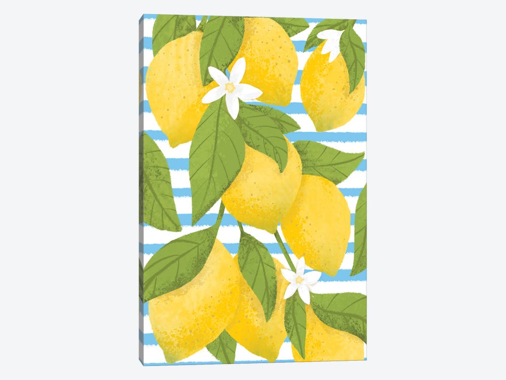 Positano Lemons by Martina Pavlova 1-piece Art Print
