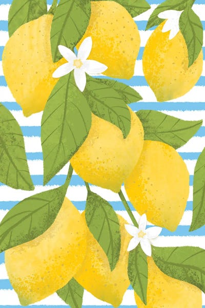 Fine Art Print: Positano Lemons by Martina Pavlova