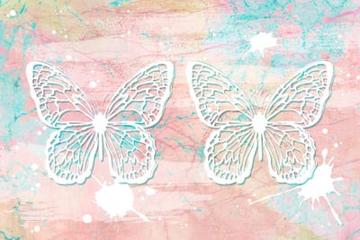 Pastel Butterflies by Martina Pavlova canvas print