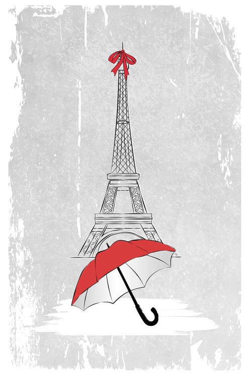 Rain In Paris by Martina Pavlova wall art