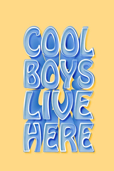 Cool Boys by Martina Pavlova canvas print