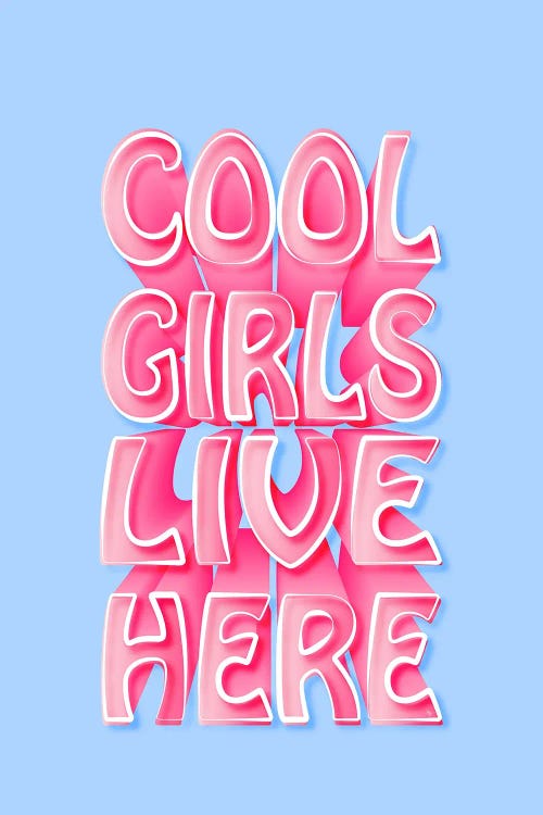 Cool Girls by Martina Pavlova wall art