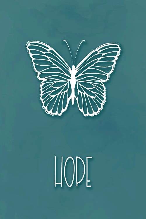 Hope Butterfly by Martina Pavlova wall art
