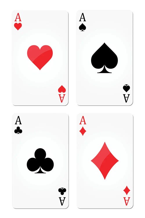 Playing Ace Cards