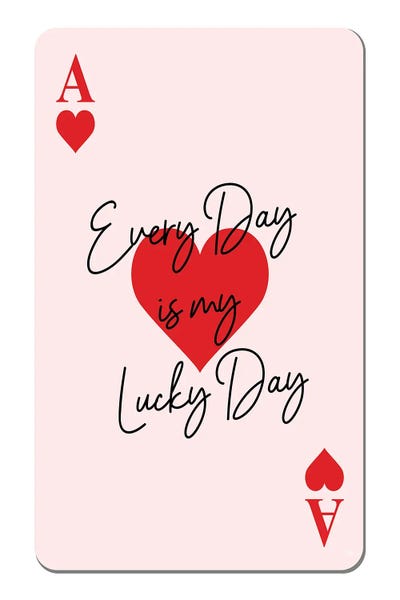 Cards & Board Games: Lucky Day Card by Martina Pavlova