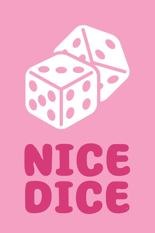 Pink Nice Dice