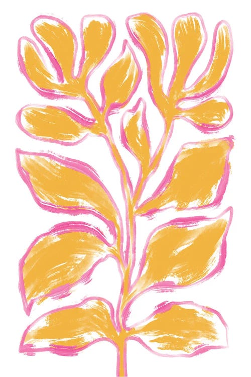 Orange Plant by Martina Pavlova wall art