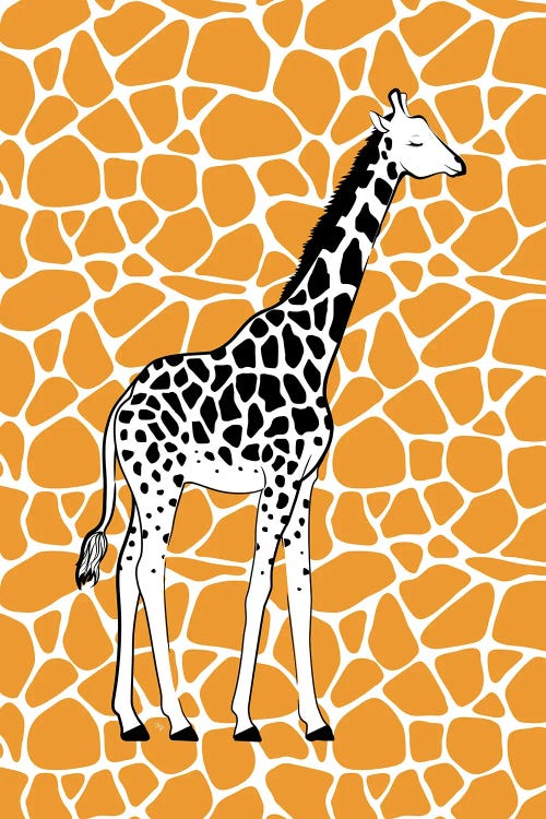 Cute Orange Giraffe