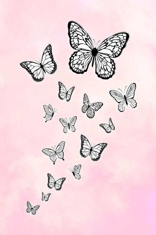 Cute Pink Butterflies