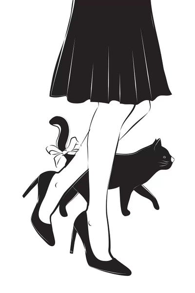 Legs: Cat I by Martina Pavlova