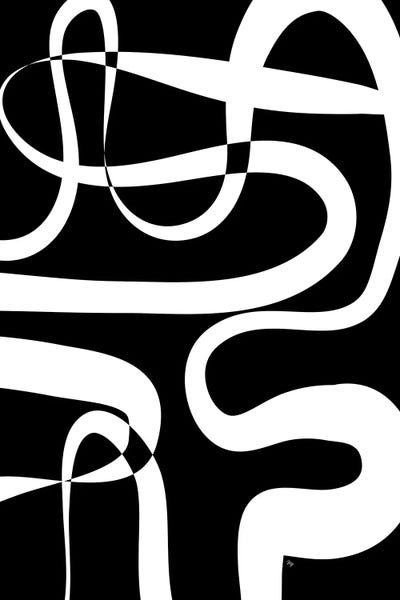 Martina Pavlova: Black And White Maze by Martina Pavlova