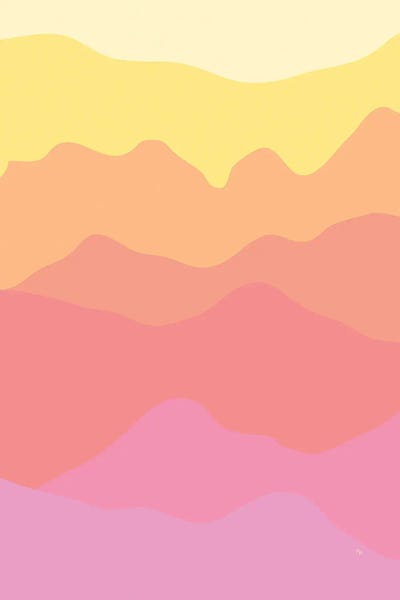 Positive Pastel Mountains