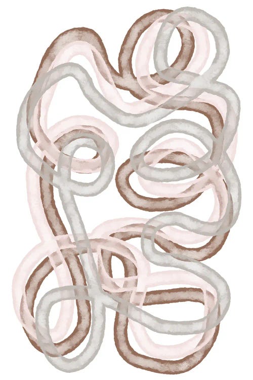 Abstract Mocha Ways