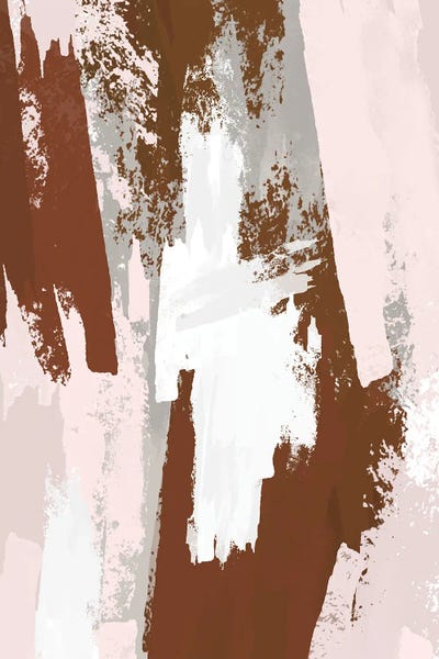 Martina Pavlova: Abstract Mocha Painting by Martina Pavlova