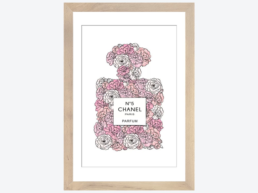 Flower Box Chanel by Martina Pavlova Fine Art Paper Poster ( Floral & Botanical > Flowers > Carnations art) - 24x16x.25