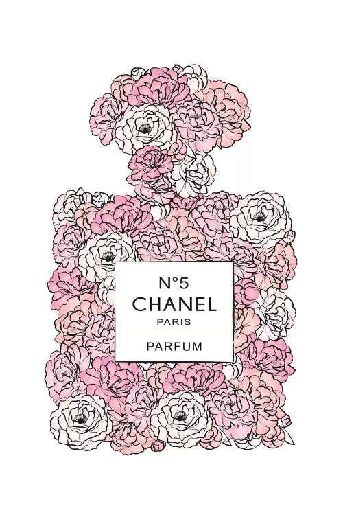 Chanel Bloom Canvas Print by Martina Pavlova | iCanvas