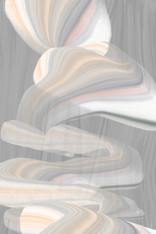 Abstract Grey Metamorphosis by Martina Pavlova wall art