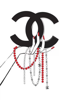 Chanel Jewelry I Canvas Art Print by Martina Pavlova | iCanvas