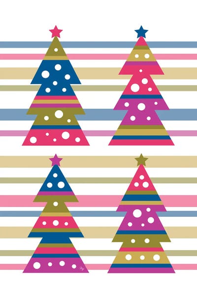 Martina Pavlova: Bold Christmas Trees by Martina Pavlova