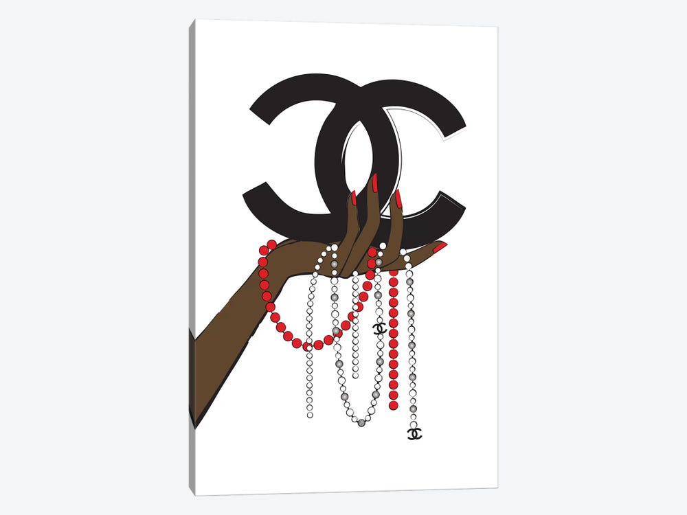 Martina Pavlova Canvas Prints - Chanel Jewelry II ( Fashion > Fashion Brands > Chanel art) - 26x18 in