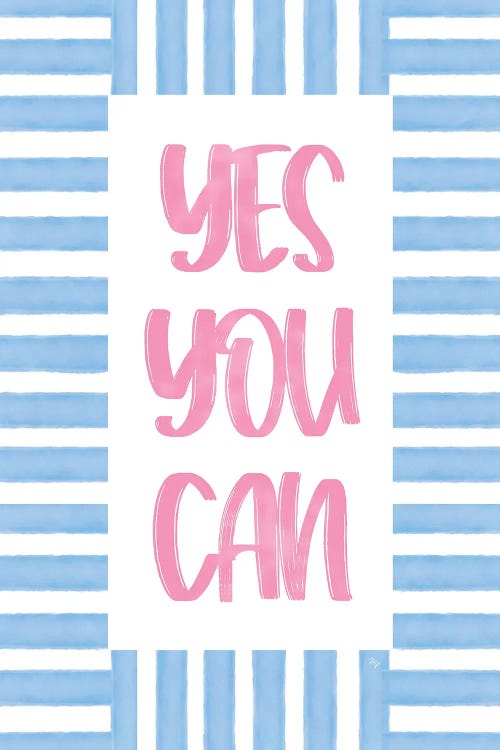 Pastel Yes You Can Quote