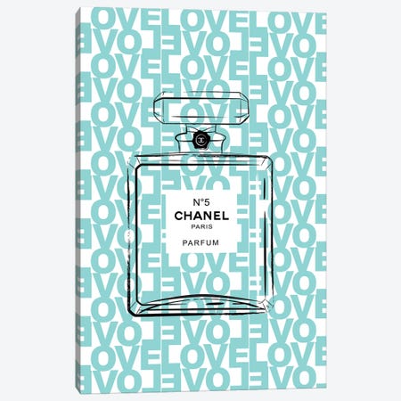 Chanel Love II Canvas Print #PAV122} by Martina Pavlova Canvas Wall Art