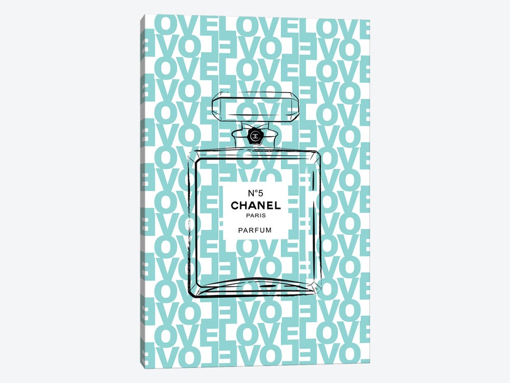 Chanel Love II by Martina Pavlova 1-piece Canvas Print