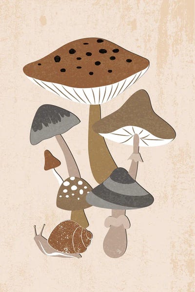 Mushrooms: Mocha Mushrooms by Martina Pavlova