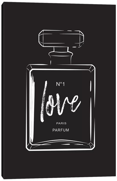 Love Perfume Canvas Art Print - Martina Pavlova