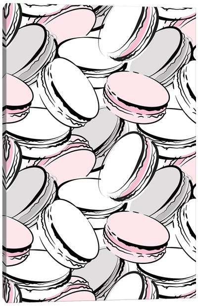Macarons Canvas Art Print - Martina Pavlova Food & Drinks