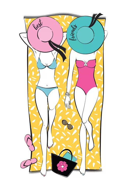 Summer BFF I by Martina Pavlova wall art