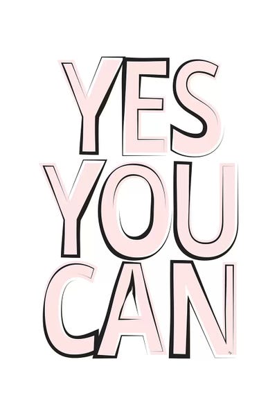 Kids Inspirational Art: Yes by Martina Pavlova
