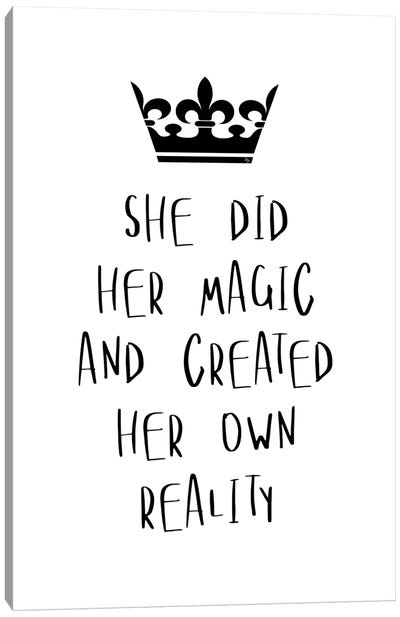 Magic Girl Canvas Art Print - Martina Pavlova Quotes & Sayings