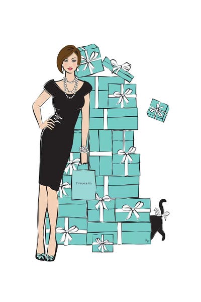 Black Cats: TIffany Girl II by Martina Pavlova