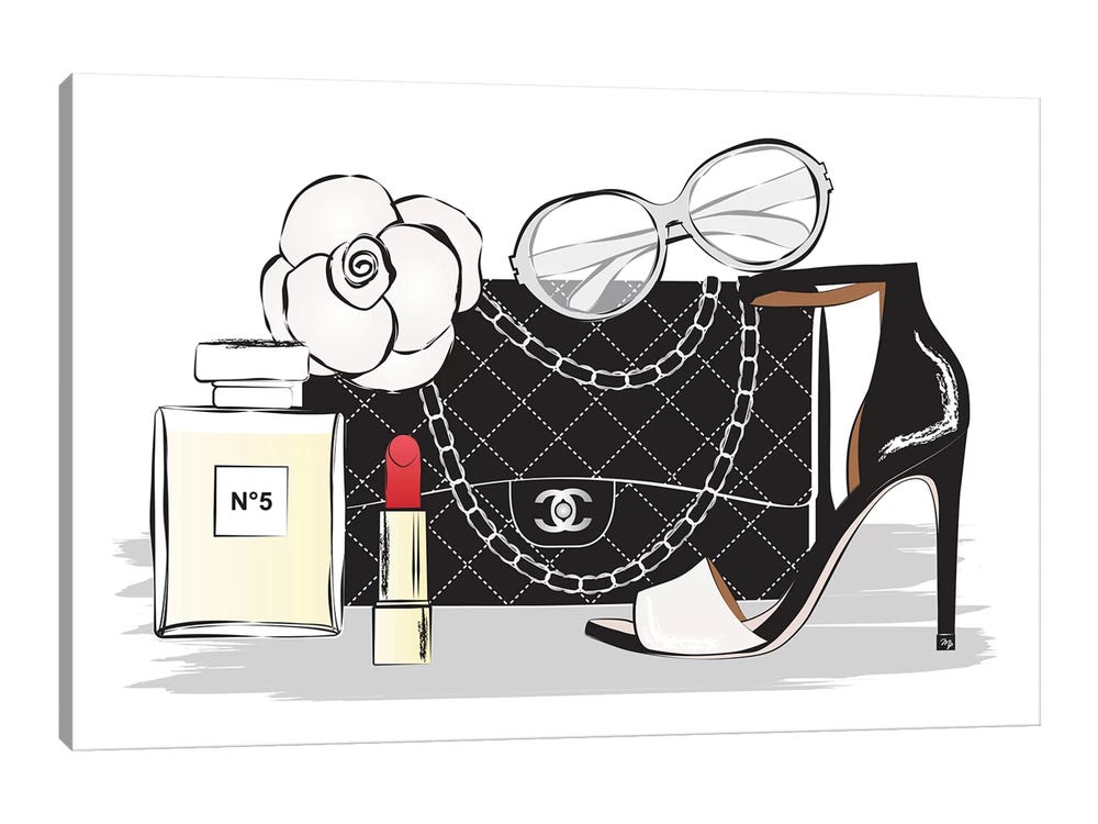 Martina Pavlova Canvas Prints - Chanel Style ( Fashion > Shoes > High Heels art) - 18x26 in