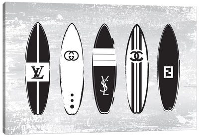 Designer Surfs Canvas Art Print - Yves Saint Laurent Art