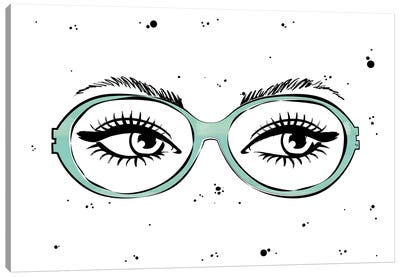 Eye Glasses Canvas Art Print - Glasses & Eyewear Art