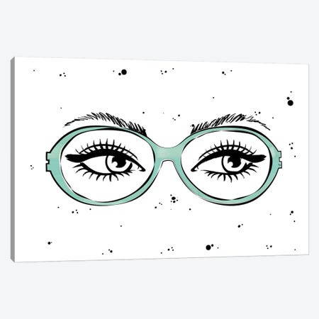 Eye Glasses Canvas Print #PAV227} by Martina Pavlova Canvas Wall Art