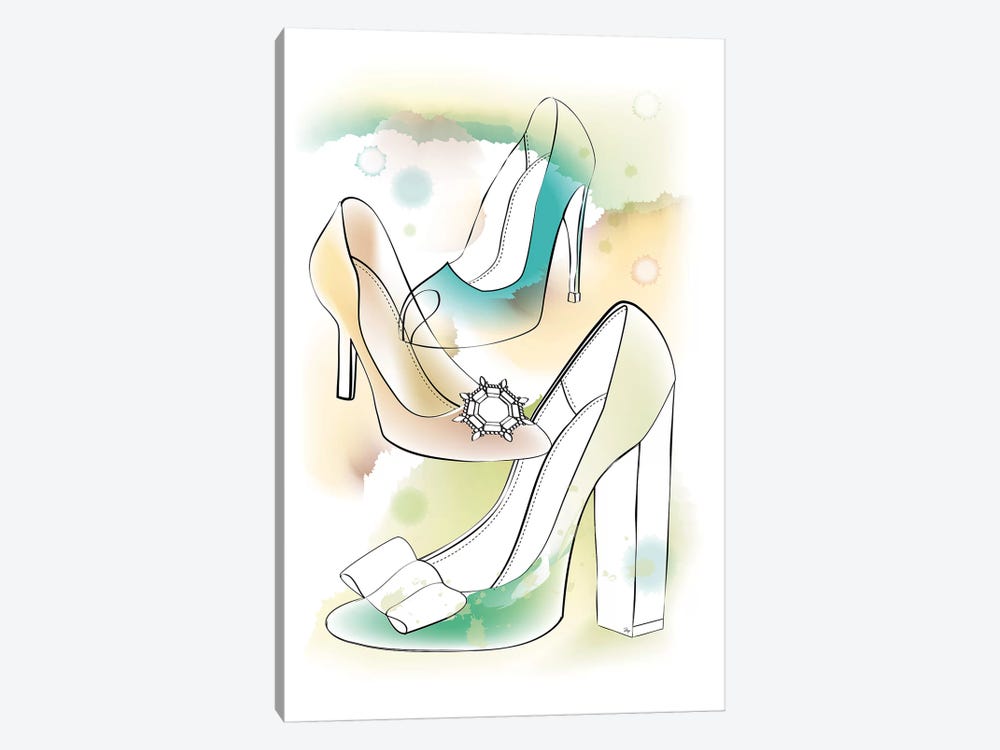 Water Heels by Martina Pavlova 1-piece Canvas Artwork
