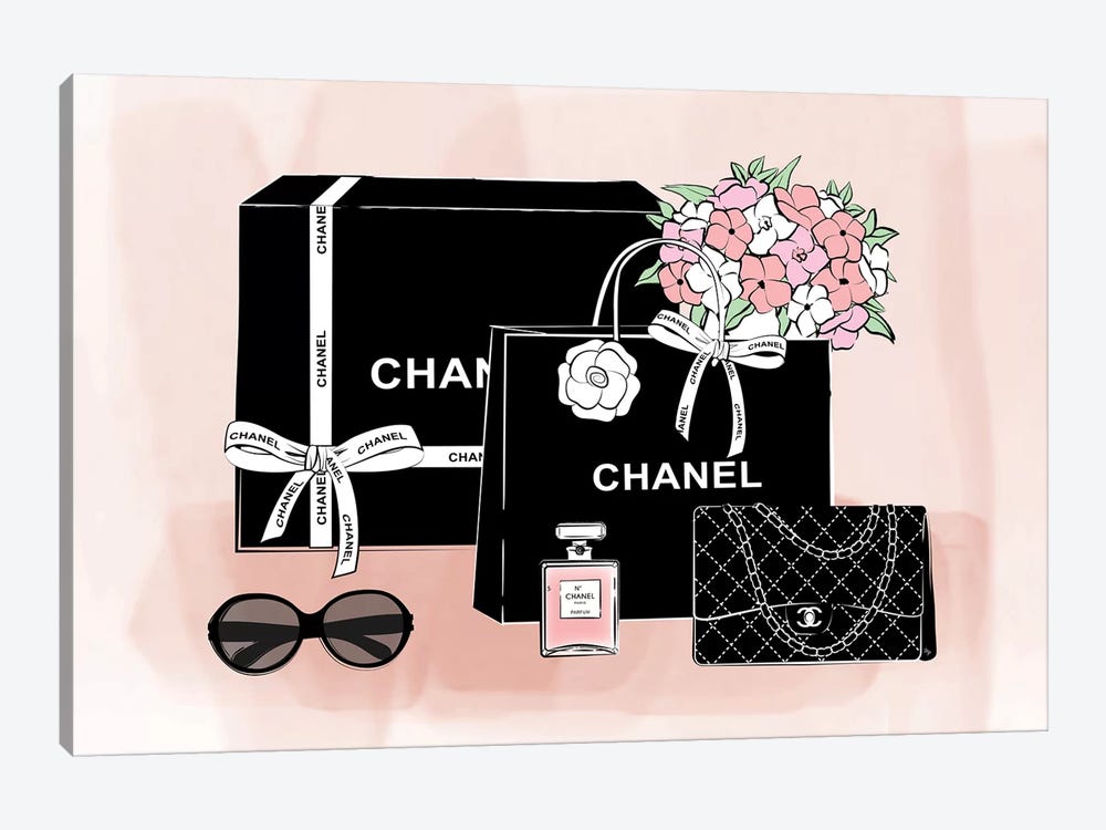 prins hovedvej Busk Chanel Bags Art Print by Martina Pavlova | iCanvas