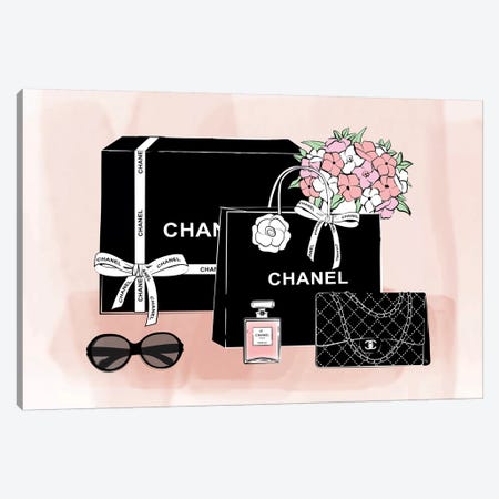 Chanel Bags Canvas Print #PAV295} by Martina Pavlova Canvas Art Print