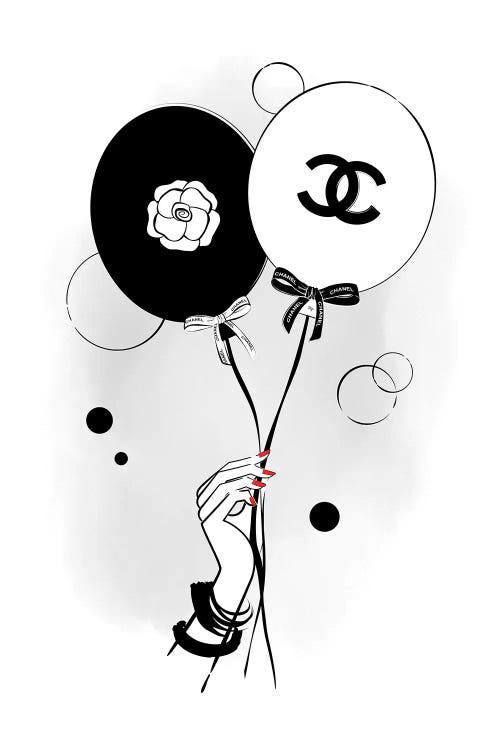 Chanel Balloons Gray